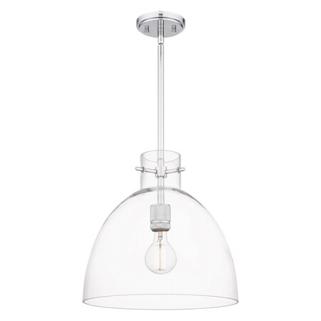 Quoizel Atelier 1-Light Polished Chrome Pendant QP5363C